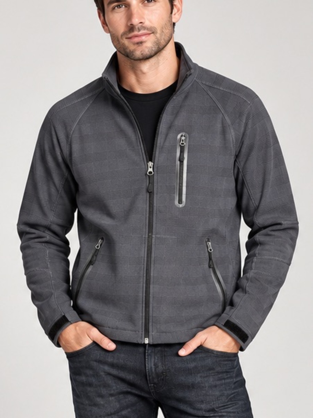Blue Harbour Men’s Plaid Softshell Jacket S